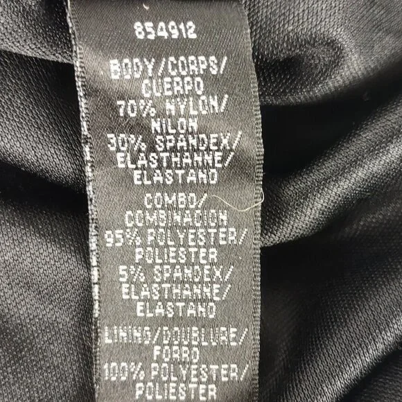 JS Collection Black Strapless Ruched Bodycon Midi Dress – Size Small (EST) - Picture 11 of 12